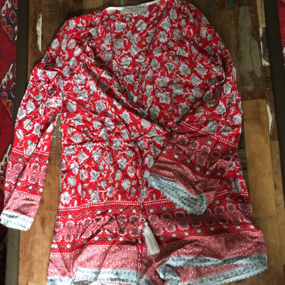 Very Flattering Long sleeve romper w cinched waist